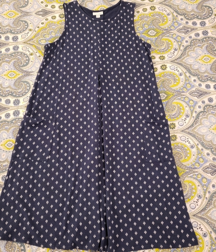 J. Jill Cotton Sleeveless Dress